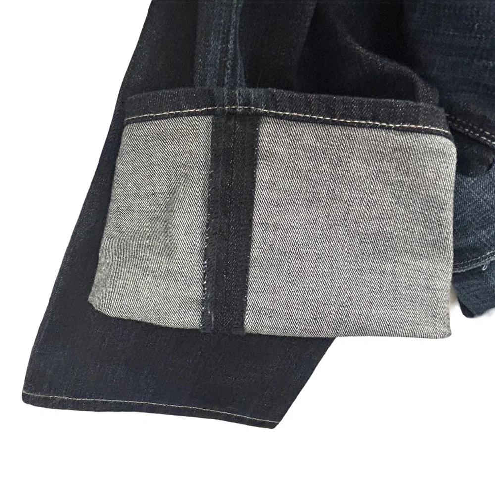 HUDSON Jeans Pants Dark Wash Mid-Rise Slouch Button Fly Vintage Y2K Made in USA - Picture 13 of 16